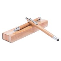 Bambusowy zestaw piśmienniczy z logo - AP781185 - Agencja Point