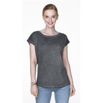 Barwiony T-shirt damski 180 g z nadrukiem logo - KOSZ-P16 - Agencja Point