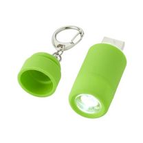 Brelok z latarką ładowaną przez USB, Avior z nadrukiem logo - 1041380 - Agencja Point