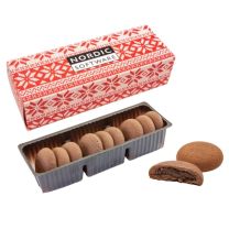 Ciastka nadziewane w pudełku reklamowym z logo - CIAS-09.23 - Agencja Point