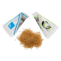 Cukier w piramidkach reklamowych z logo firmy - CU3 - Agencja Point