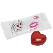 Cukierki reklamowe serduszka z nadrukiem CUK06 - Agencja Point