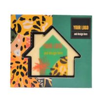 Czekolada reklamowa 30 g - domek z nadrukiem logo - Agencja Point - CZEKO-0378P