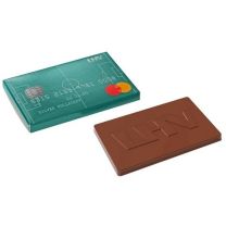 Czekoladki w kształcie karty z logo - Agencja Point