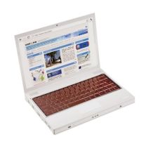 Czekoladowy laptop z logo - Agencja Point