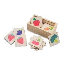 Drewniana zabawka jo-jo z nadrukiem - V6219-00 - Agencja Point