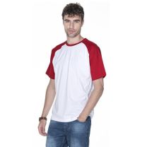 Dwukolorowy T-shirt 175 g z nadrukiem logo - KOSZ-P6 - Agencja Point