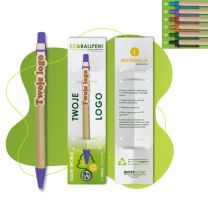 Ekologiczny długopis reklamowy z indywidualnym klipem w opakowaniu z nasionami - GP-04 - Agencja Point
