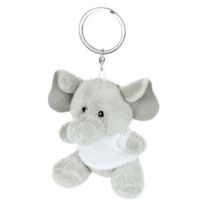 Hugo, pluszowy słoń 8 cm, brelok reklamowy z logo - HE733-19 - Agencja Point