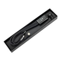 Kabel do ładowania Pierre Cardin z podświetlanym logo - Agencja Point - B9000400IP303