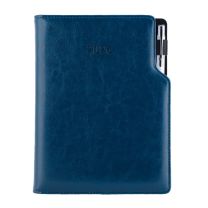 Kalendarz książkowy A5 - tygodniowy z długopisem, z nadrukiem logo - KAL-AA-02 - Agencja Point