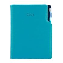 Kalendarz książkowy B5 - tygodniowy z długopisem, z nadrukiem logo - KAL-AA-06 - Agencja Point