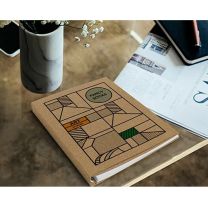 Kalendarz książkowy spiralowany B5 z nadrukiem logo - KAL-DRUK-08 - Agencja Point