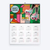 Kalendarz ścienny listwowany, plakatowy, z nadrukiem reklamowym - KAL-DRUK-07 - Agencja Point