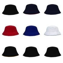 Kapelusz z lamówką - bucket hat z logo firmy - CZAP-H-10 - Agencja Point