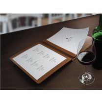 Karta menu Ambiente z nadrukiem reklamowym - 1054119 - Agencja Point