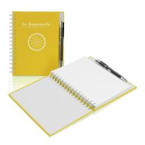 Kołonotatnik reklamowy z długopisem w twardej okładce z logo - PM114 - Agencja Point