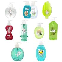 Kolorowe mydło w płynie z zatopioną etykietą, z nadrukiem logo - MP_00 - Agencja Point