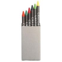 Kredki świecowe reklamowe w pudełku - V6127-00 - Agencja Point