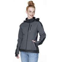 Kurtka damska sofshell z firmowym logo - KURT-P-16-01 - Agencja Point