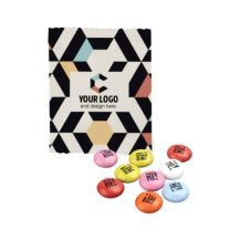 Lentilki, 5 sztuk w saszetce z nadrukiem logo - Agencja Point - CUK-0444