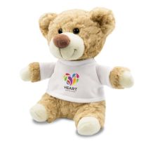 Maskotka z nadrukiem logo - miś 18 cm - Agencja Point - HE820-20