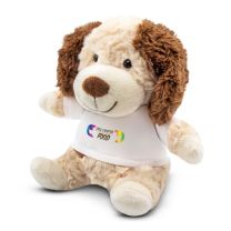 Maskotka z nadrukiem logo - pies 18 cm - Agencja Point - HE822-16