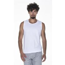 Męska koszulka bez rękawów 130 g z nadrukiem logo - KOSZ-P29 - Agencja Point