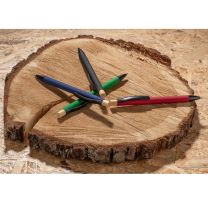 Reklamowy długopis z bambusowym przyciskiem - 19719 - Agencja Point