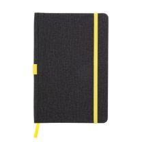 Reklamowy notatnik A5 z długopisem, skóra z recyklingu - MO2195 - Agencja Point