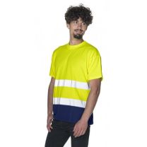 Odblaskowy T-shirt ostrzegawczy 150 g z nadrukiem logo - KOSZ-P44 - Agencja Point