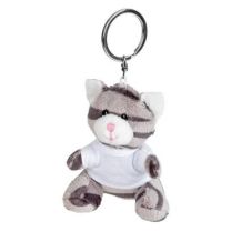 Ollie, pluszowy kot 8 cm, brelok reklamowy z logo - HE737-19 - Agencja Point