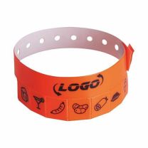 Opaski eventowe z logo - 7 odrywanych kuponów - OP2 - Agencja Point