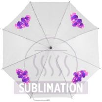 Parasol automatyczny z nadrukiem logo, Ø106,5 cm - V7474 - Agencja Point