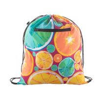 Personalizowany, reklamowy worek sublimacyjny RPET z logo, suwak - AP718541-10 - Agencja Point