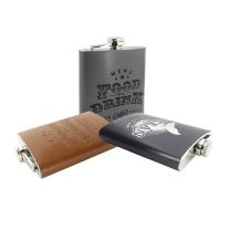 Piersiówka 240 ml z nadrukiem logo - 425119 - Agencja Point