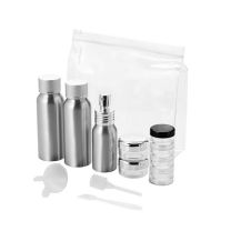 Podróżny zestaw butelek z nadrukiem logo - 11976000 - Agencja Point