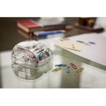 Pojemnik z magnesem na spinacze biurowe, z nadrukiem logo - V2806 - Agencja Point