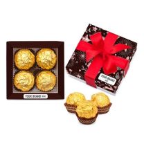 Praliny w świątecznym pudełku z logo firmy - BOM-04.11 - Agencja Point