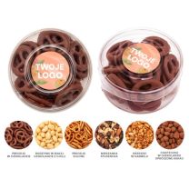 Przekąski w pojemniku z logo firmy - Agencja Point - CHRUP-15.15