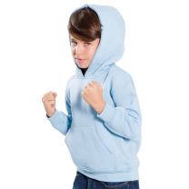 Reklamowa dziecięca bluza dresowa z kapturem, z logo - BLU-J-10 - Agencja Point