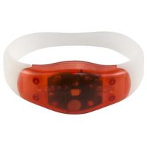 Reklamowa opaska na rękę, lampka LED z logo - V7786-52 - Agencja Point