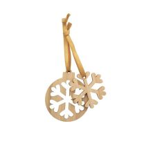 Drewniana ozdoba choinkowa Spherex 3D z nadrukiem logo - AP718779 - Agencja Point