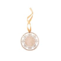 Drewniana ozdoba choinkowa Spherex 3D z nadrukiem logo - AP718779 - Agencja Point