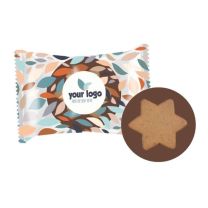 Reklamowe ciastka, gwiazdki w czekoladzie, z logo firmy - CIAS-0610 - Agencja Point