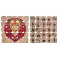 Reklamowe drewniane żetony festiwalowe full color - BT-02 - Agencja Point