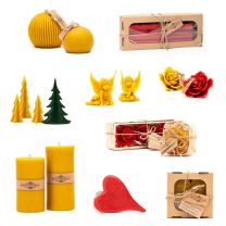 Reklamowe świece z wosku pszczelego - różne kształty - PAS-01 - Agencja Point