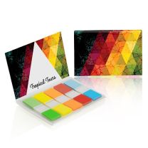 Reklamowe znaczniki indeksujące PET typu "Z" w miękkiej okładce z nadrukiem full color - PM051c - Agencja Point