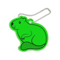 Reklamowy brelok odblaskowy - biedronka z logo - ODBL-41 - Agencja Point