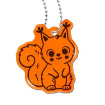 Brelok odblaskowy wiewiórka z logo - Agencja Point